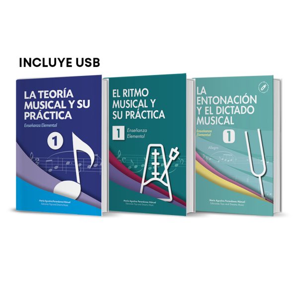Colección Completa de Lenguaje Musical para 1º de Enseñanza Elemental