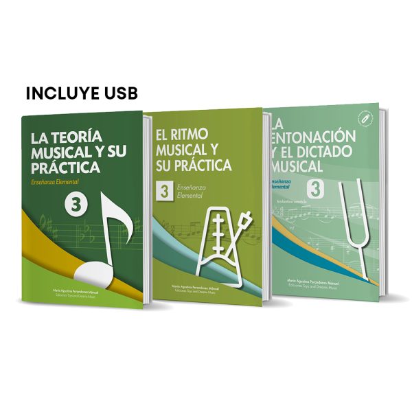 Colección Completa de Lenguaje Musical para 3º de Enseñanza Elemental