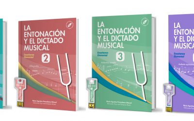 COLECCIÓN COMPLETA LA ENTONACIÓN Y EL DICTADO MUSICAL PARA ENSEÑANZA ELEMENTAL DE LENGUAJE MUSICAL